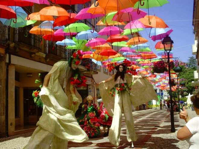 Portugalska, inštalacija dežnikov